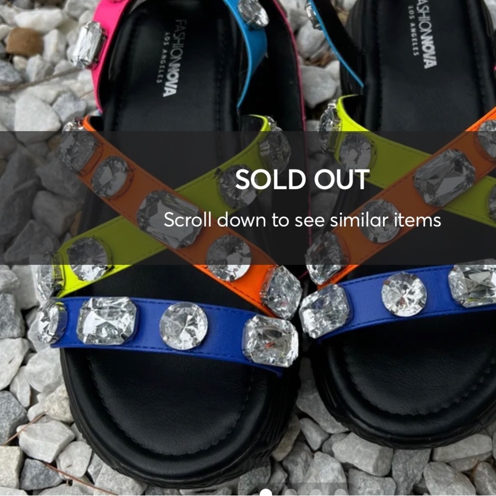 Women’s, Colorful Stoned Sandals